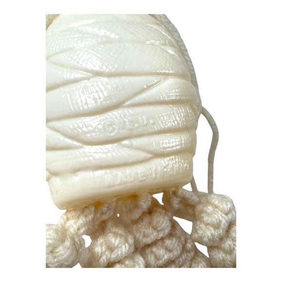 Four handmade mummy blow mold head halloween decor 8x2 DIY craft projects - Picture 3 of 5